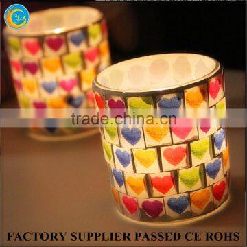 candle holder ideas mosaic candle holders