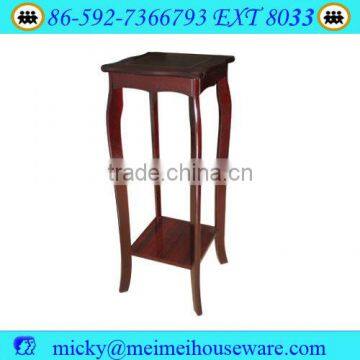 cherry wood square side table