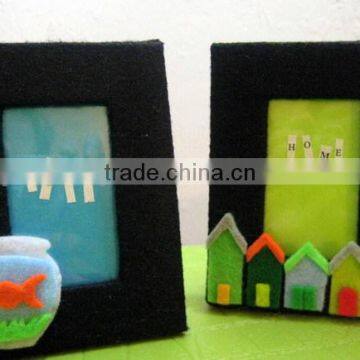 Advanced design new products beautiful felt ordinary photo picture frames set for arts crafts wedding home decor new models toy