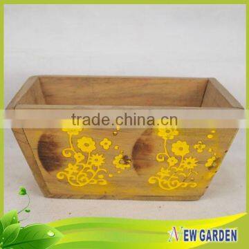 Hand Carved High Quality Promotional Decoration Antique Wooden Vases photo-4