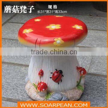 Modern Fashion New Desigbn Colorful Round Fiberglass Mashroom Table photo-5