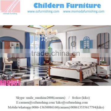 RD9902 Cheap in Stock Neoclassic Brown N White Matching Bedroom Home Furniture Queen King Size Hot Sale Bedroom Set photo-4