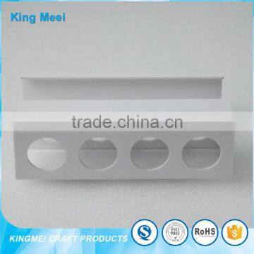 White Acrylic Nails Stair Step Cosmetic Display photo-2