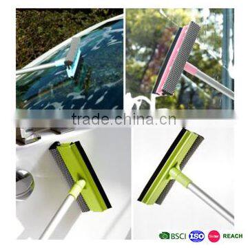 Long handle window squeegee, car window squeegee with telescopic handle