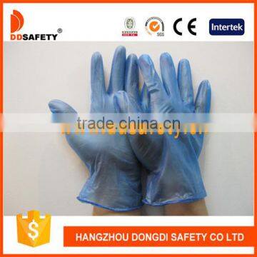 DDSAFETY Hot Sale Blue Vinyl Exam Gloves photo-3
