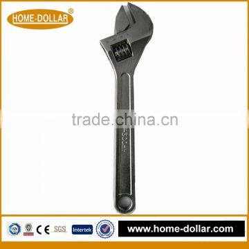 12"-300mm high quality Carbon Steel construction adjustable wrench