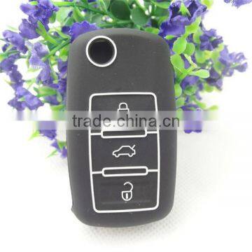 Silicone Remote Key Covers For Volkswagen 3+1 Buttons, for Passat,magotan Keys With White Line photo-4