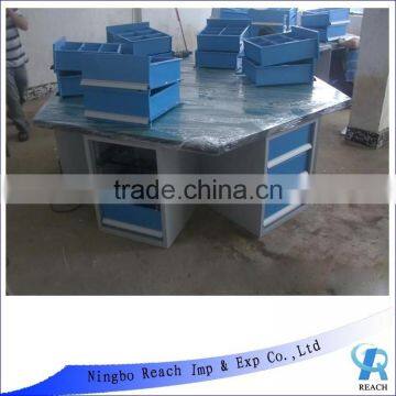 Factory Sale Anti-static Top Hexagonal Steel Workbench photo-3