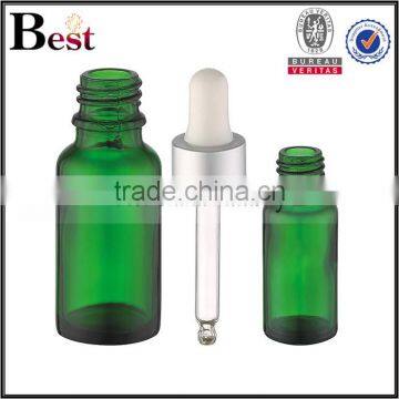 China Cosmetic Packaging Essential Oil 100ml Dropper Bottle Beautiful High Quality Green Glass Dropper Bottle Wholesale photo-2
