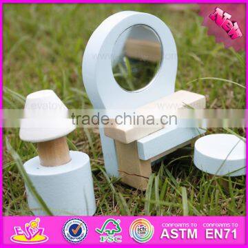 2016 Newest Baby Wooden Doll Furniture, High Quality Kids Wooden Doll Furniture, Popular Chiodren Wooden Doll Furniture W06B048 photo-4
