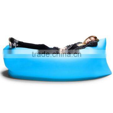 Convenient Outdoor Inflatable Lounger Hangout Nylon Fabric Sleeping Compression Air Bag photo-2
