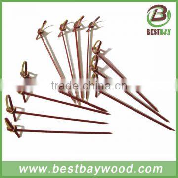 Knotted Bamboo Fruit Sticks, Bamboo Knot Skewer photo-3