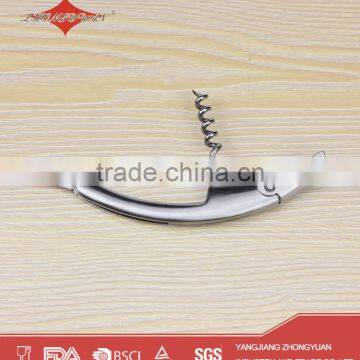 ZY-K1048 China Manufacturer Stainless Steel Bottle Opener Wine Corkscrew photo-2