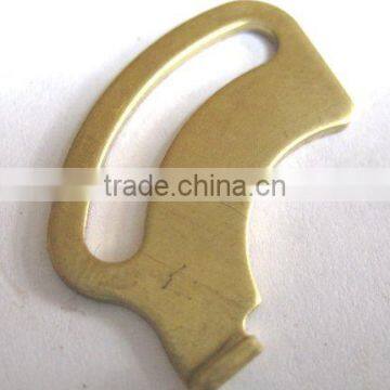 Thread breakage detecting contact point