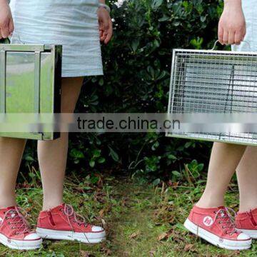 Multifunctional Portable Stainless Steel Small Bbq Grill Camping Wood Charcoal Stove photo-5