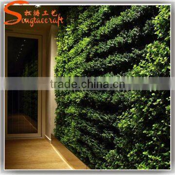 Cheap Plastic Artificial Leaf Wall Garden Green Wall photo-2