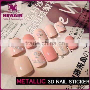 New Air Fashion Customized Body Metal StyleNail Art Stickers photo-2