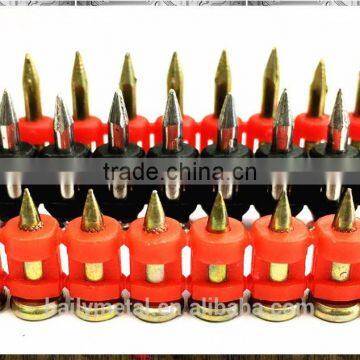 Manufacturers Supply Gas Concrete Pins Nails 0.113x2 1/2 Inch Plastic Strip Nails photo-2