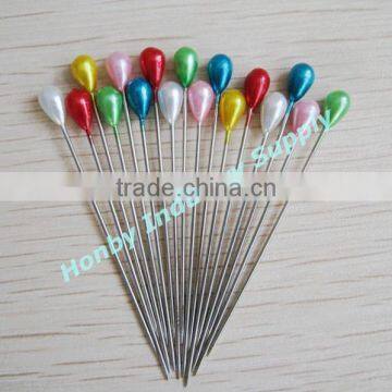 55mm Pearl Colors of Waterdrop Head Decorative Sewing Pins photo-3