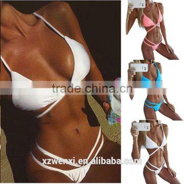 Wholesale 2017 New Design Sexy Swimwear Bathing Suits Xxx Hot Sex Bikini Women Beachwear OEM Bralettes photo-3