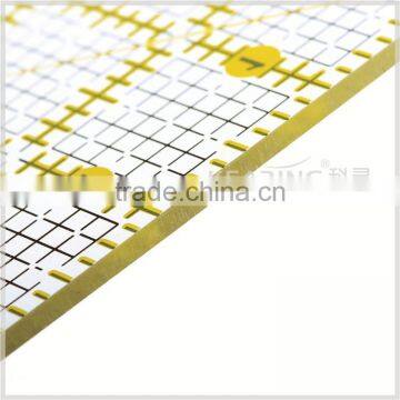 Kearing Brand 6.5"*6.5" Rigid Plastic Transplant Square Patchwork Ruler for Sewing Design#KPR65D photo-4
