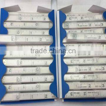 JAPAN MADE GLASSTER TAPE MEASURE ''TDS'' 150CM & 60'' RULER FOR TAILOR photo-4