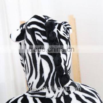 Flannel Cartoon Adult Animal Jumpsuit Animal Pajamas Jumpsuit Zebra Design photo-6