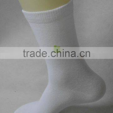 fancy white thin cotton socks with logo