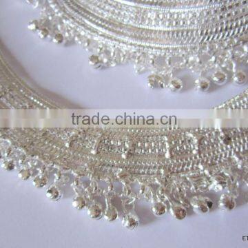Anklets Silver Tone Payal photo-2