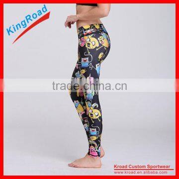 Wholesale cheap sublimated running tights from China