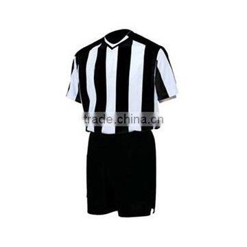 black and white with lines design color Soccer Suit