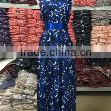 2016 Latest New Selling Printed Halter Sleeveless Formal Long Dress photo-4