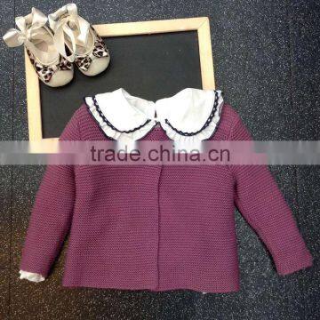 Factory Machine Knitted Woolen Sweaters Design Girls Children Clothing for Winter School Clothes for Kids Designs Wholesale photo-6