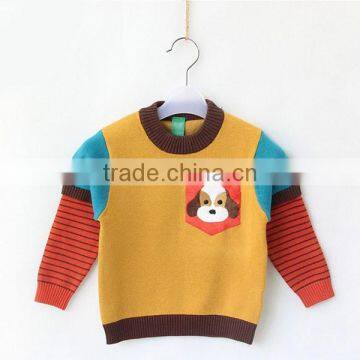 Children Fake Two Pieces Sweater Baby Winter Clothes photo-2