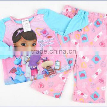 Printing Big Girl Warm Pajamas Girls Flannel Pajamas photo-6