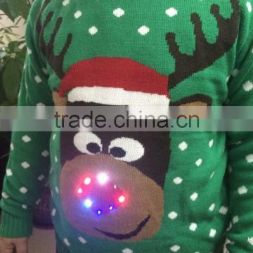 4645 Runwaylover OEM SERVICE LED CHRISTMAS SWEATER