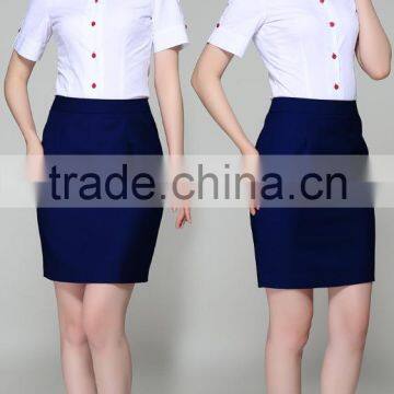 Juqian Custom Women Suits Airline Stewardess Uniform/factory Price Air Hostess Costume Uniform/ Air Stewardess Uniform photo-2