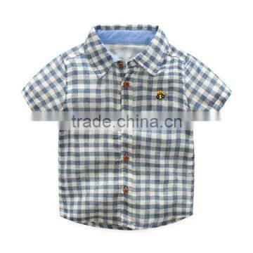 Wholesale 2-7 Year Old Boys Summer Plaid Shirts photo-4