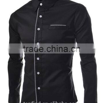 Best Price Korean Style Fashion New Model Slim Fit Casual Shirt for Men photo-5