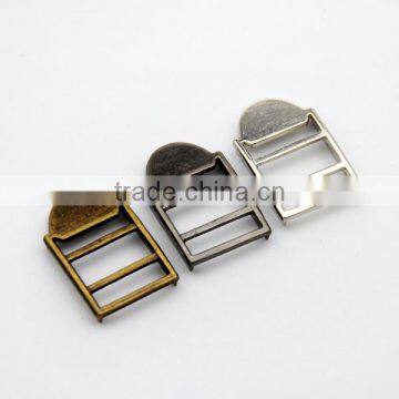 15mm Metal Alloy Adjustable Buckle Bag Backpack Luggage Slide Buckle Nickle/black/bronze BK-080 photo-3