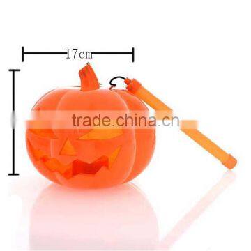 Halloween Outdoor Flashing Toy Plastic Portable LED Lantern Pumpkins Light For Child photo-3