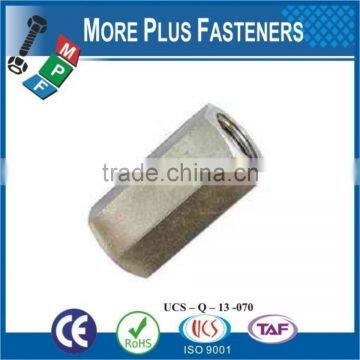 Made in Taiwan DIN 6334 Extension Nut Metric Hexagonal Connecting Nut photo-6