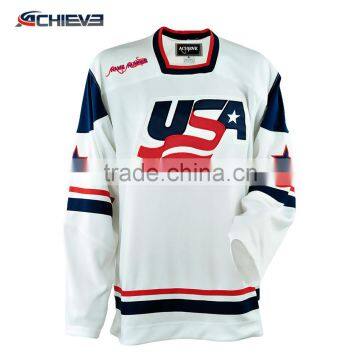 New Design team italy sublimation ice hockey Uniform, ice hockey referee jersey