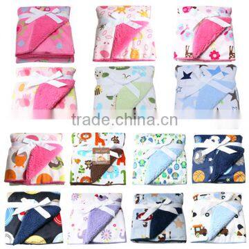 double flannel fleece soft thick children blanket