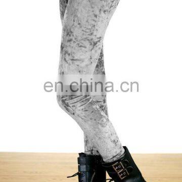 Women Winter Warm High Waist Plus Velvet Thick Slim Stretch Thick Trouser