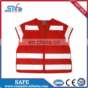 CE nylon safety heat reflective fabric vest