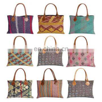 Wholesale Vintage Kantha Tote Bags Sari Kantha Hand Bags