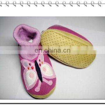 hot sale cute fashion butterfly high cut animal child slippers