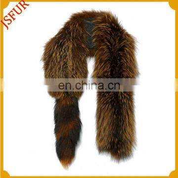 Winter Top Quality Long Scarf Fox Fur Fashionable Scarf