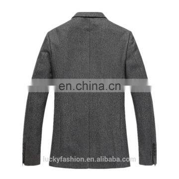 Fashion New Design One Button Simple Plain Mens Blazer photo-2